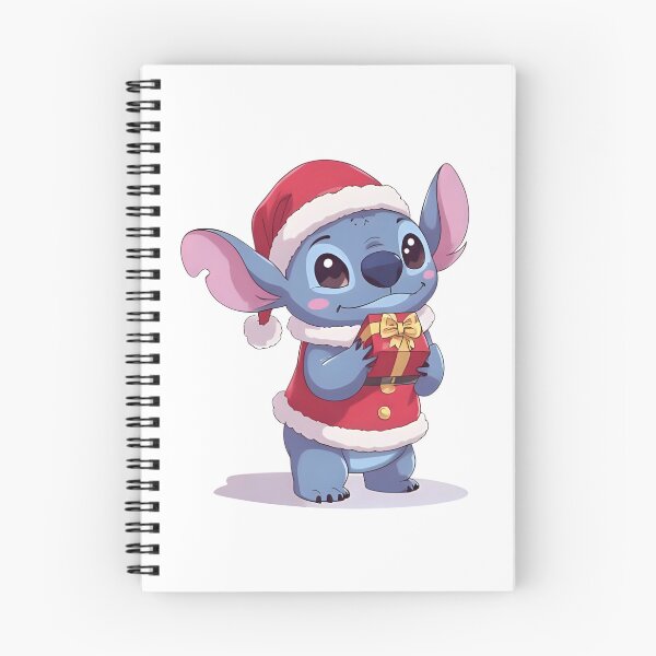 Item preview, Kawaii Christmas Stitch with Gift – Cute Holiday Stitch designed and sold by Dream Magic Co.