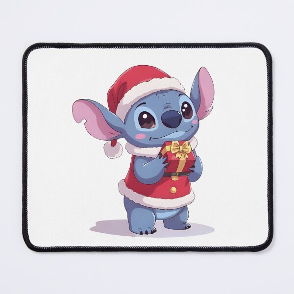 Item preview, Kawaii Christmas Stitch with Gift – Cute Holiday Stitch designed and sold by Dream Magic Co.