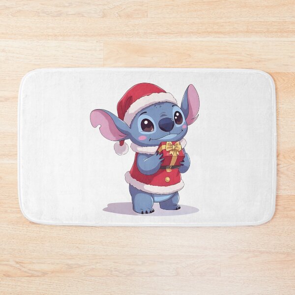 Item preview, Kawaii Christmas Stitch with Gift – Cute Holiday Stitch designed and sold by Dream Magic Co.