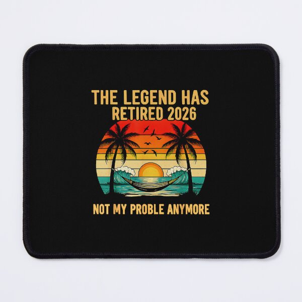 Item preview, The Legend Has Retired 2026 Not My Problem Anymore Retro designed and sold by Animal-Replicas.
