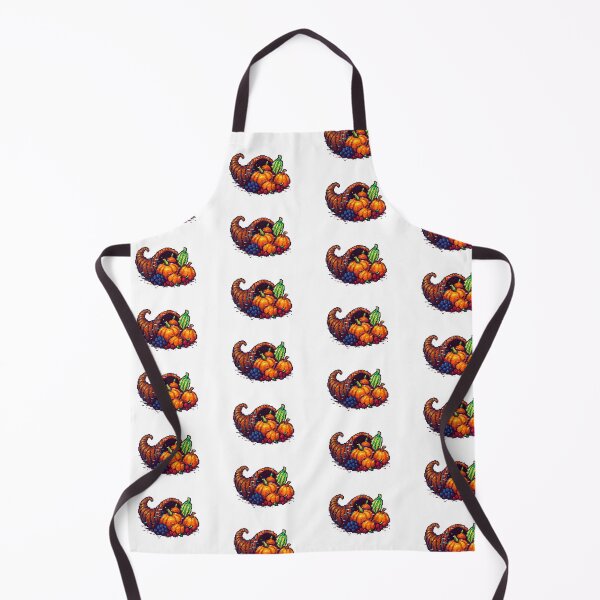 Item preview, Glitchy Pixel Cornucopia Thanksgiving Harvest Glitchcore Aesthetic designed and sold by The Glitch Garden.