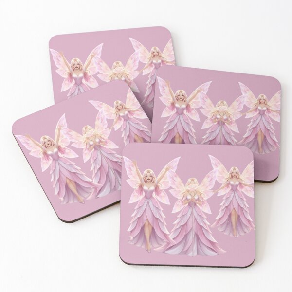 Item preview, Three Pink Fairies in Harmony designed and sold by bethapinkarks.