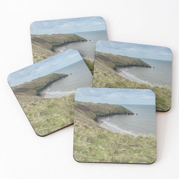 Item preview, Secluded Coastal Cove with Wild Grasses and Moody Sky designed and sold by Greysline.