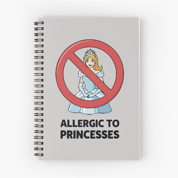 Item preview, Allergic To Princesses | Anti-Princess Funny designed and sold by WAMTEES.