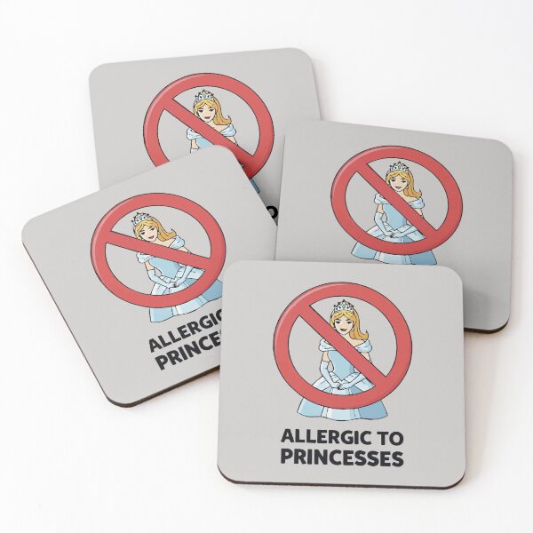 Item preview, Allergic To Princesses | Anti-Princess Funny designed and sold by WAMTEES.