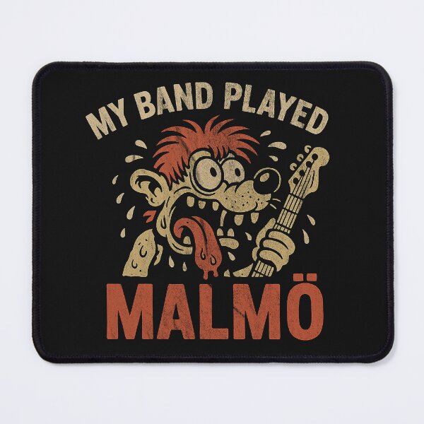 Item preview, My Band Played Malmö – Vintage Trash-Punk Rock Tee Retro 2000s designed and sold by DiamondSkyShirt.