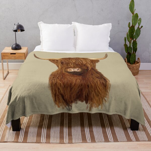 Item preview, Highland Cattle – Rustic Farmhouse Country Illustration designed and sold by MillvilleRidge.