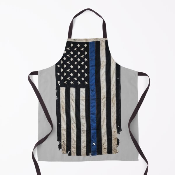 Item preview, Police Flag Design Blue Line designed and sold by Jumbled Mind.