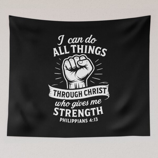 Item preview, Philippians 4:13 I can do all things through Christ who gives me strength designed and sold by plushism.