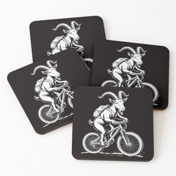 Item preview, Goat Mountain Bike Cycling MTB Cyclist Biker designed and sold by MelSurf.