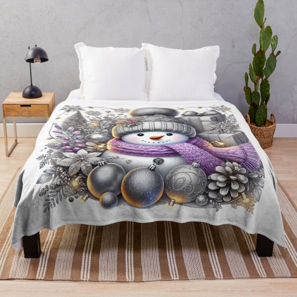 Item preview, Cozy Snowman Christmas Wonderland Illustration designed and sold by lojadpop.