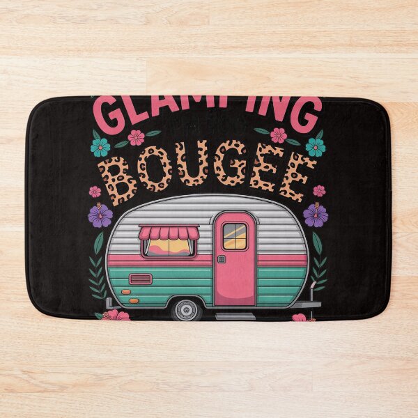 Item preview, Glamping I'm too boujee for tents Leopard Camping Lover designed and sold by MelSurf.