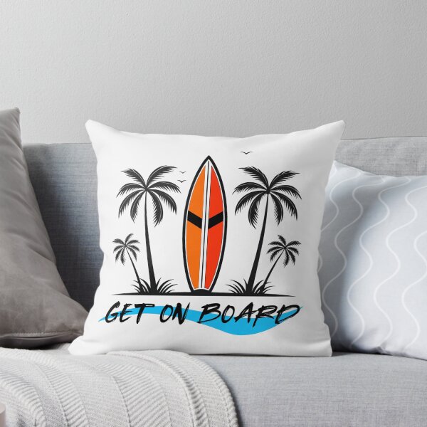 Item preview, Surfer T-Shirt, Surfing T-Shirt, Surf Board Tee, Get On Board T-Shirt designed and sold by VJ DESIGN WORKS.