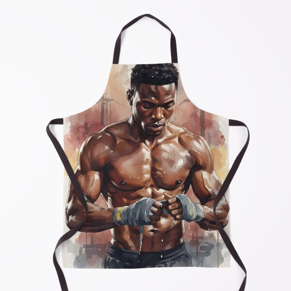 Item preview, Intense boxer preparing for a fight with hands wrapped designed and sold by homydesign.
