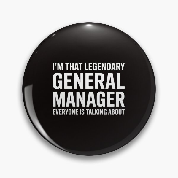 Item preview, General Manager Job Title Employee General Manager designed and sold by MelSurf.