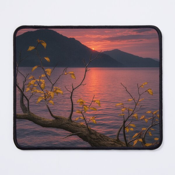 Item preview, Kawase Hasui's Towadako Noguchi Print Converted into a Photograph designed and sold by Tridentulus.