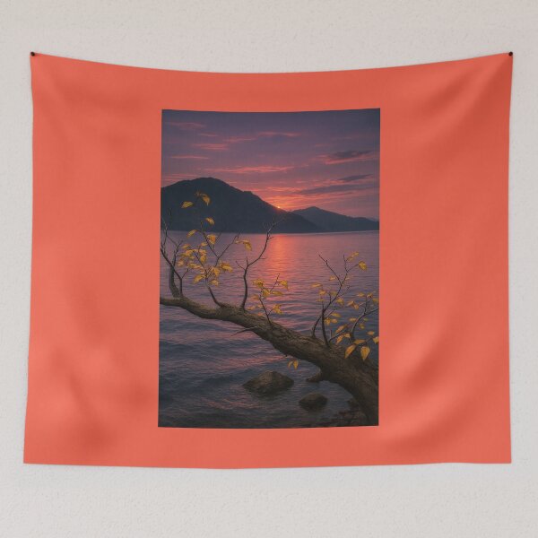 Item preview, Kawase Hasui's Towadako Noguchi Print Converted into a Photograph designed and sold by Tridentulus.