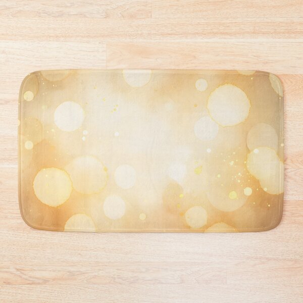 Item preview, Warm Abstract Golden Bokeh Light Background designed and sold by homydesign.