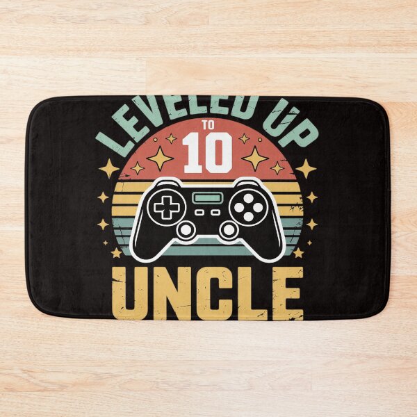 Item preview, Gaming Uncle Pregnancy Announcement For Soon To Be Uncle 2025 Promoted To Uncle Level Unlocked Black designed and sold by MelSurf.