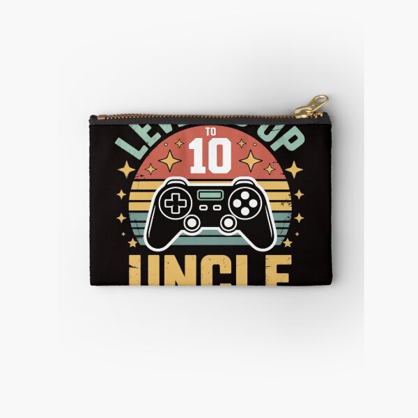 Item preview, Gaming Uncle Pregnancy Announcement For Soon To Be Uncle 2025 Promoted To Uncle Level Unlocked Black designed and sold by MelSurf.