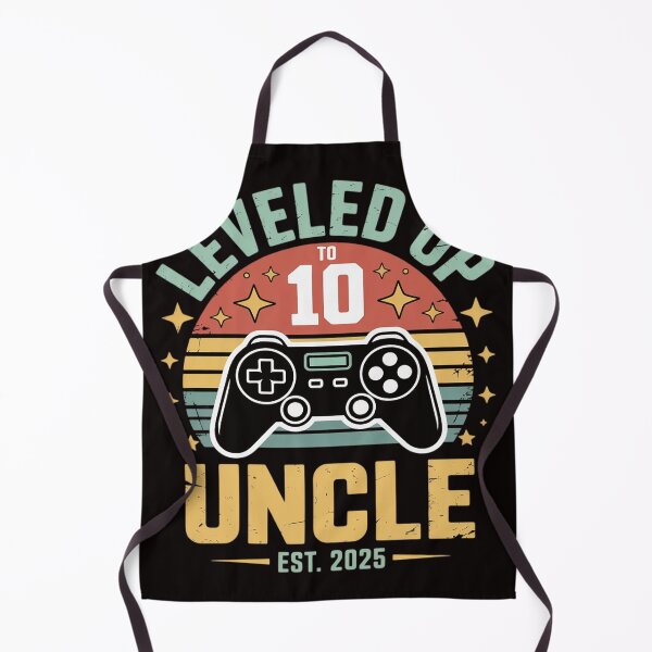 Item preview, Gaming Uncle Pregnancy Announcement For Soon To Be Uncle 2025 Promoted To Uncle Level Unlocked Black designed and sold by MelSurf.