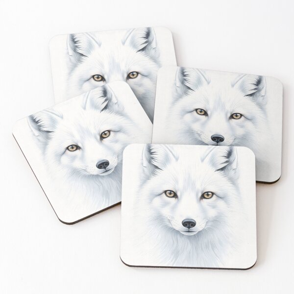 Item preview, Striking Close-up Portrait of an Arctic Fox designed and sold by homydesign.