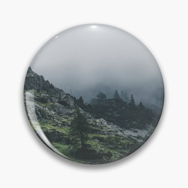 Item preview, Misty Mountain Sunrise Landscape, Dramatic Peaks and Forest View designed and sold by MastaStore.