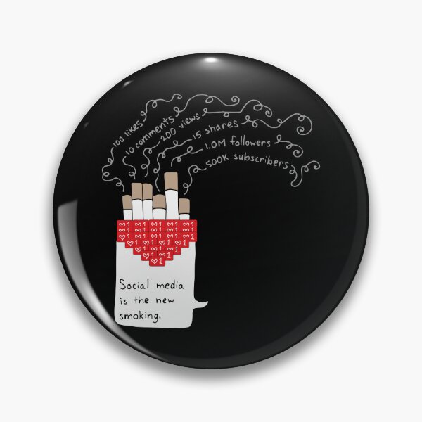 Item preview, Social Media Is The New Smoking designed and sold by Tim Veiga.