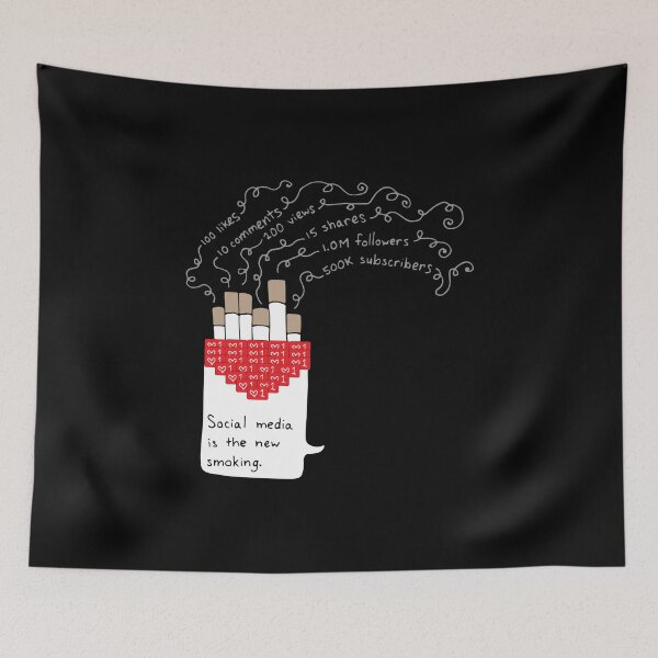Item preview, Social Media Is The New Smoking designed and sold by Tim Veiga.