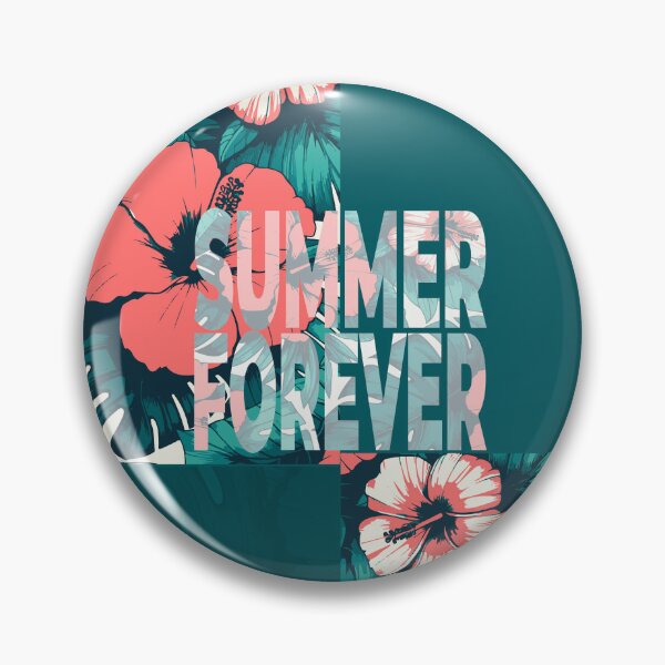 Item preview, Verano para siempre: collage de flores tropicales rojas y azul verdoso intenso designed and sold by InFrameVision.