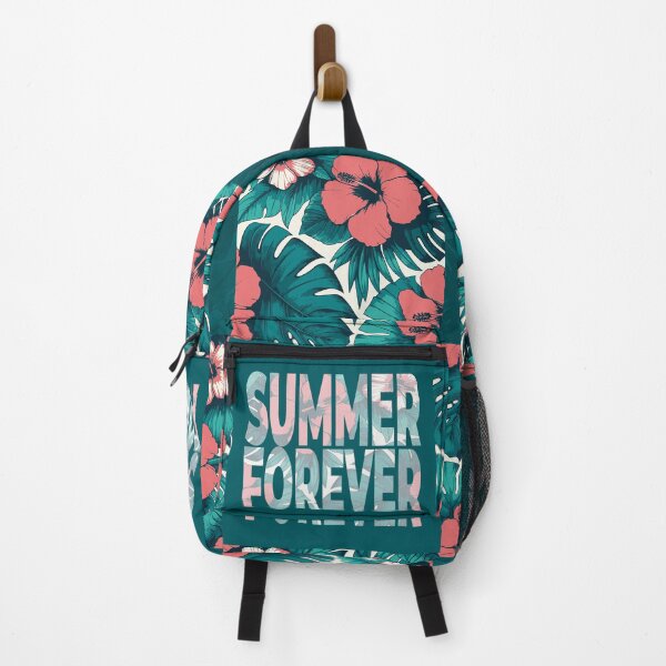 Item preview, Summer Forever – Tropical Red & Deep Blue-Green Flowers Collage designed and sold by InFrameVision.