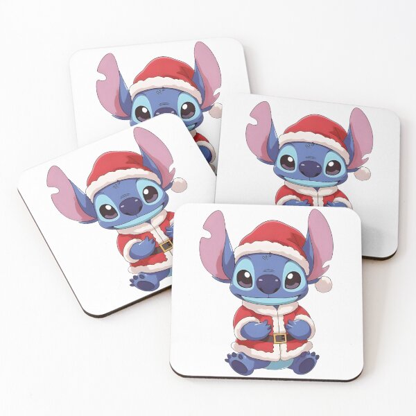 Item preview, Cute Christmas Stitch in Santa Suit – Kawaii Holiday Art designed and sold by Dream Magic Co.