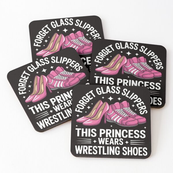 Item preview, Forget Glass Slippers Princess Wrestling Shoes Wrestler Girl designed and sold by MelSurf.