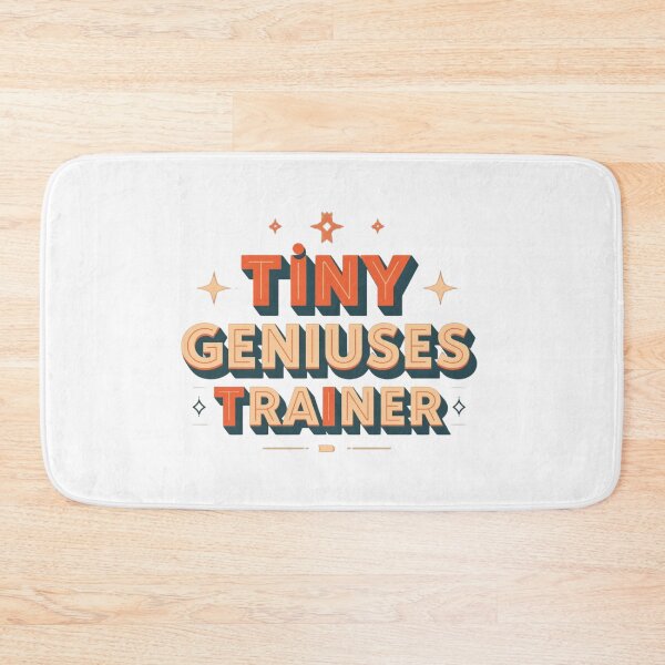 Item preview, Tiny geniuses trainer - funny quote design designed and sold by Happyhoo1.