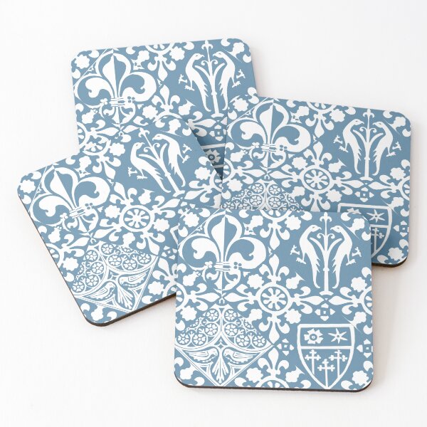 Item preview, Medieval floor tile fleur de lys pattern designed and sold by Aisling Tierney.