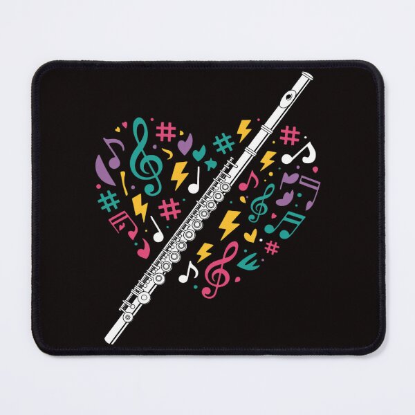 Item preview, Flute Heart - Flute Player Flutist Marching Band Music designed and sold by MelSurf.