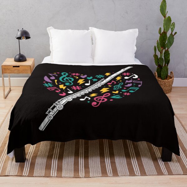 Item preview, Flute Heart - Flute Player Flutist Marching Band Music designed and sold by MelSurf.