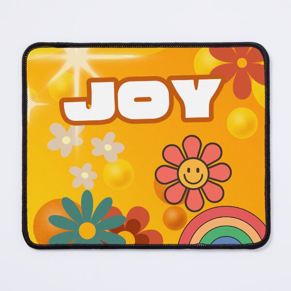 Item preview, Retro Flowers Rainbow Sunshine Positive Vibes Art designed and sold by Extremeallie.
