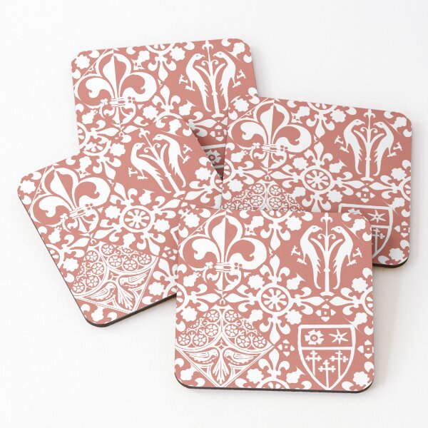 Item preview, Medieval floor tile fleur de lys pattern designed and sold by Aisling Tierney.