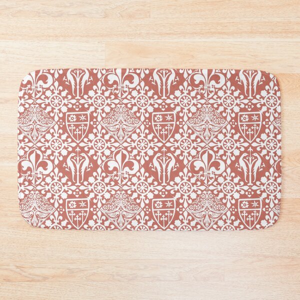 Item preview, Medieval floor tile fleur de lys pattern designed and sold by Aisling Tierney.
