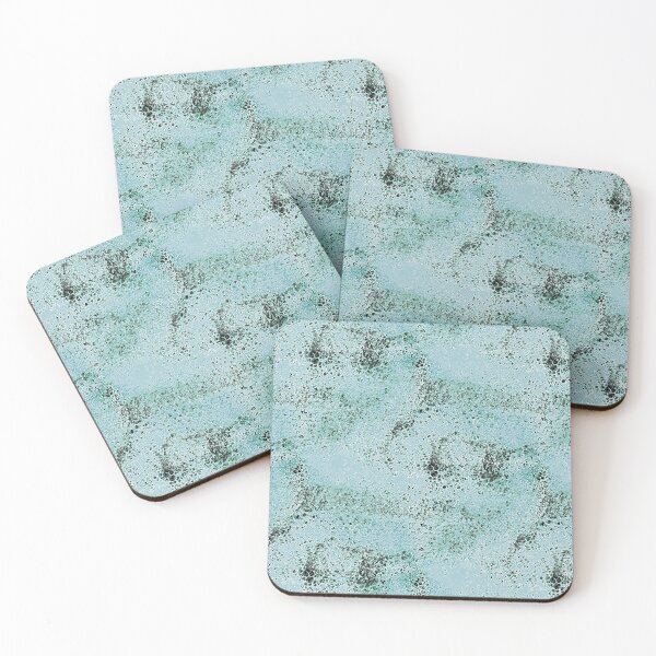 Item preview, Sandy Beach Textured Abstract Pattern in Aqua designed and sold by Artistestella.