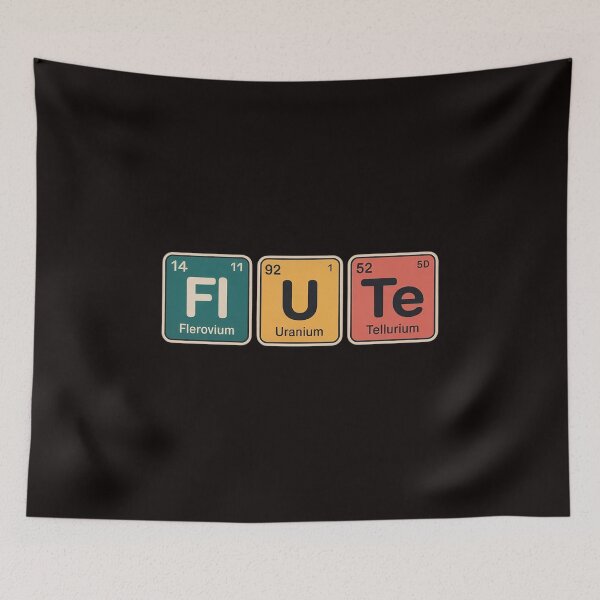 Item preview, Flute Elements - Flute Player Flutist Marching Band Music designed and sold by MelSurf.