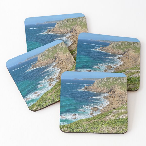 Item preview, Vibrant Turquoise Sea and Rugged Cliffs of the UK Coast designed and sold by Greysline.