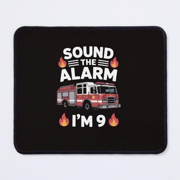 Item preview, Fire Truck 9th Birthday Boy Firefighter 9 Year Old designed and sold by ControlCenter.