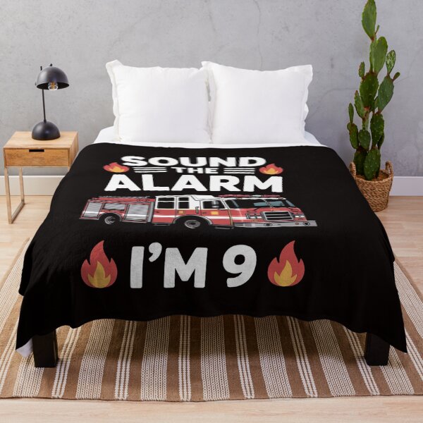 Item preview, Fire Truck 9th Birthday Boy Firefighter 9 Year Old designed and sold by ControlCenter.