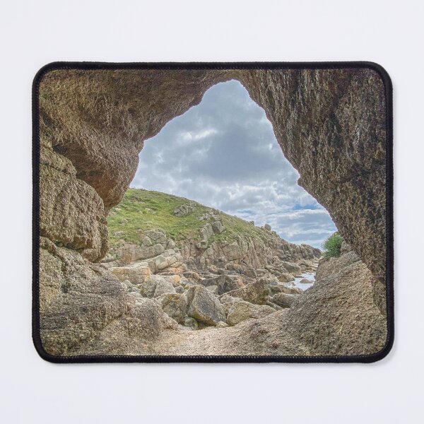 Item preview, Dramatic Coastal View Framed by a Sea Cave Archway designed and sold by Greysline.