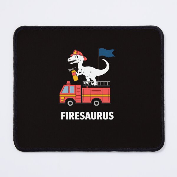Item preview, Fire Fighter Saurus Firetruck Fireman Dinosaur T Rex designed and sold by ControlCenter.
