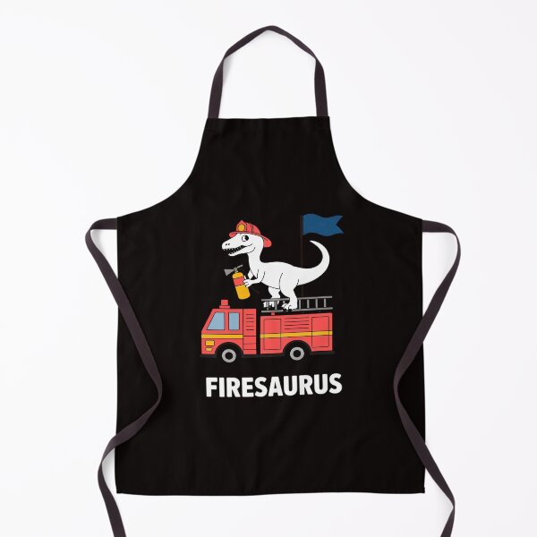 Item preview, Fire Fighter Saurus Firetruck Fireman Dinosaur T Rex designed and sold by ControlCenter.
