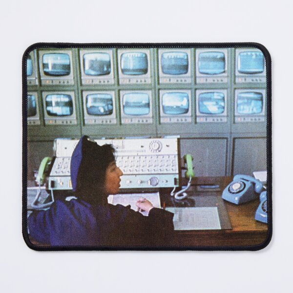 Item preview, Vintage Chinese Control Room Photo – Retro 1980s Surveillance Center designed and sold by FriendsClub.
