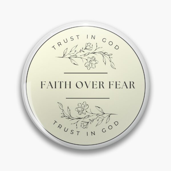 Item preview, Faith Over Fear Sticker designed and sold by WhimsyNet.
